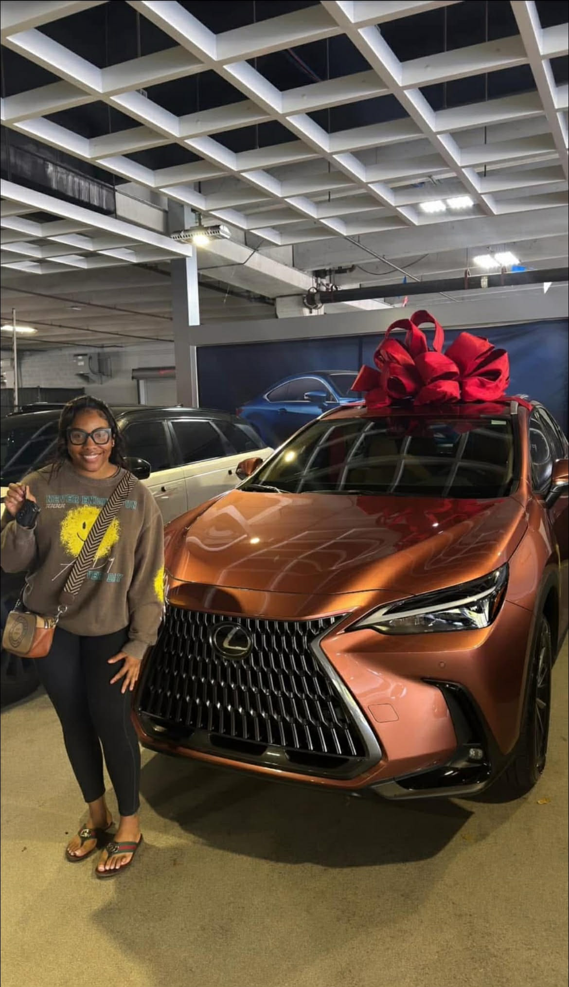 Client with new Lexus NX